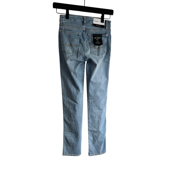 7 for All Mankind Slim Illusion Kimmie 24 Straight Jeans - Picture 7 of 9